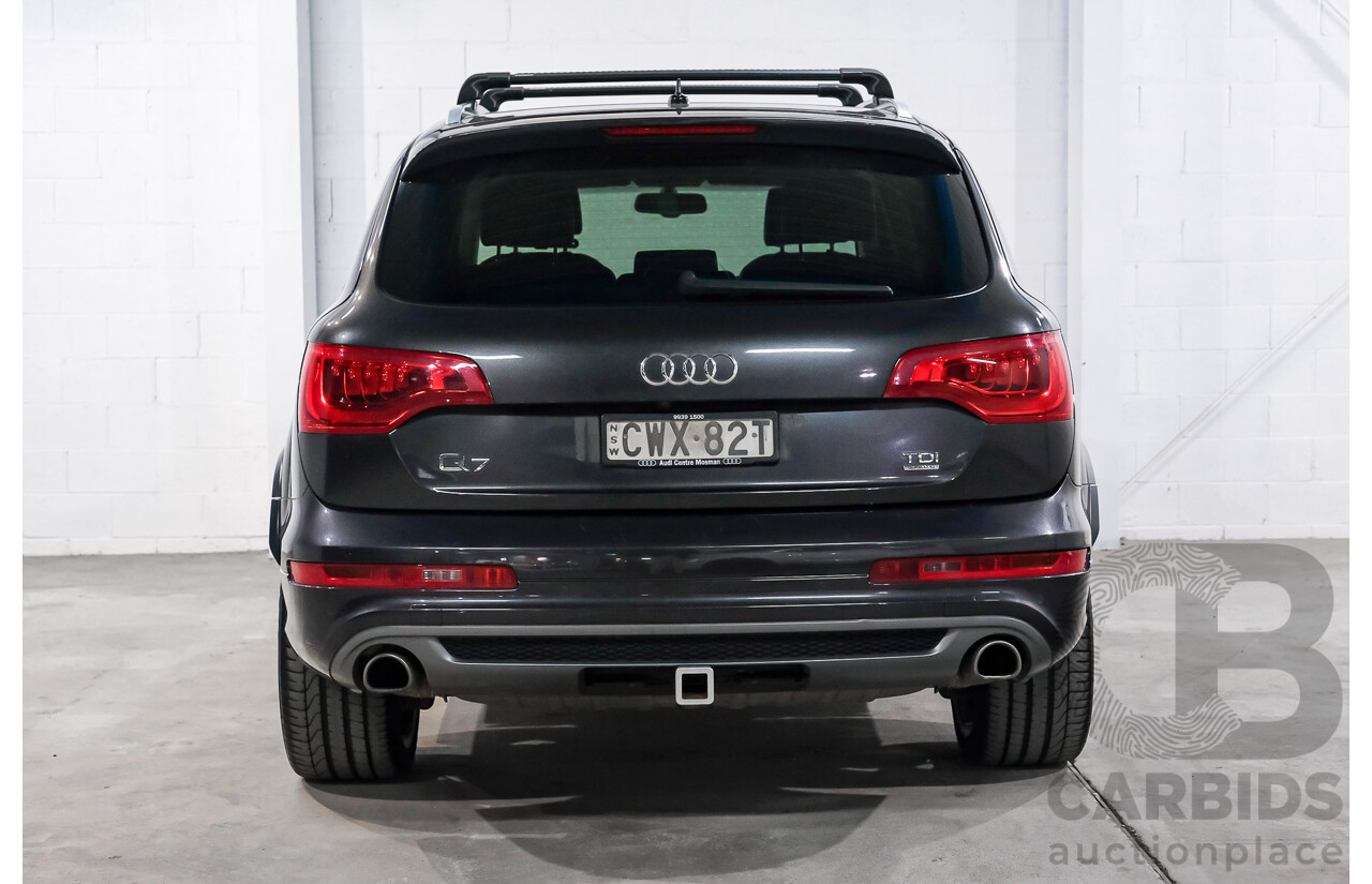 12/2014 Audi Q7 3.0 TDI Quattro (AWD) MY14 4d Wagon Grey Turbo Diesel V6 3.0L