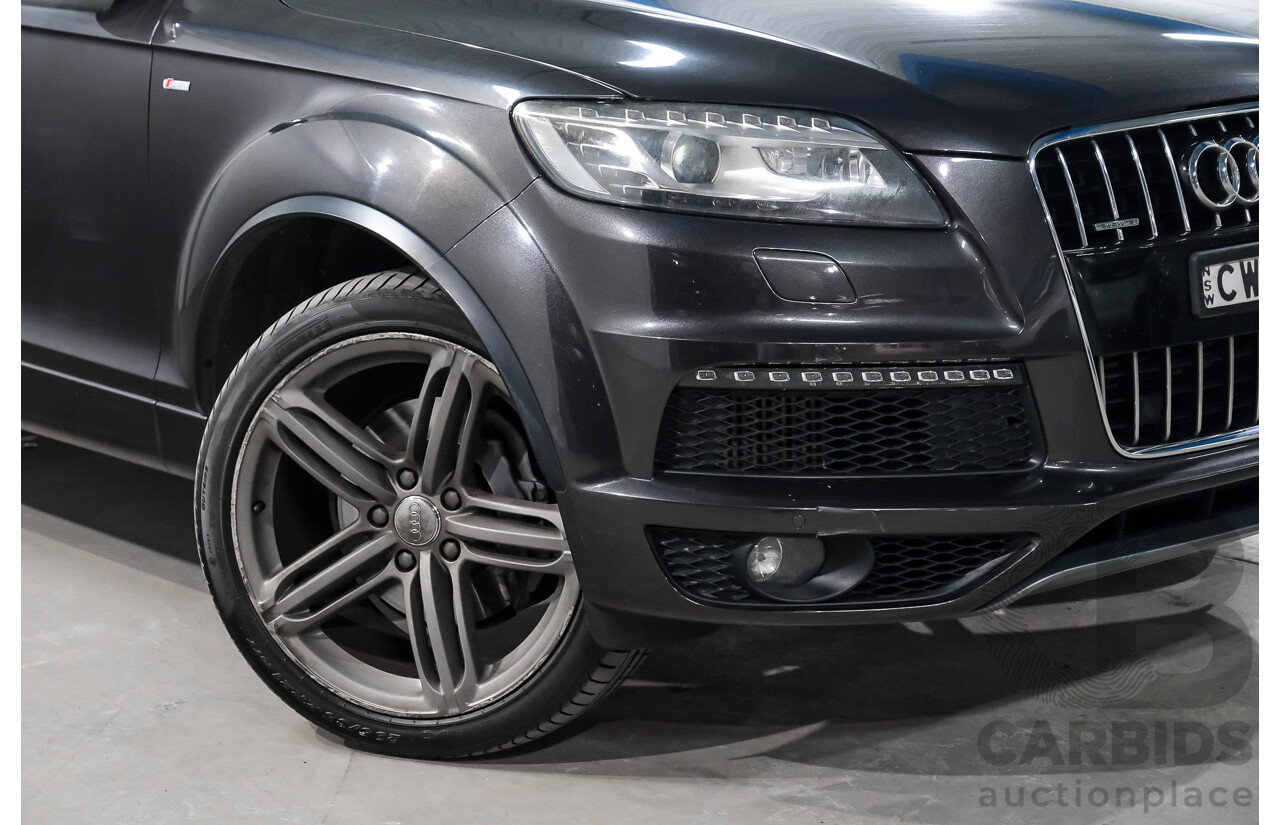 12/2014 Audi Q7 3.0 TDI Quattro (AWD) MY14 4d Wagon Grey Turbo Diesel V6 3.0L