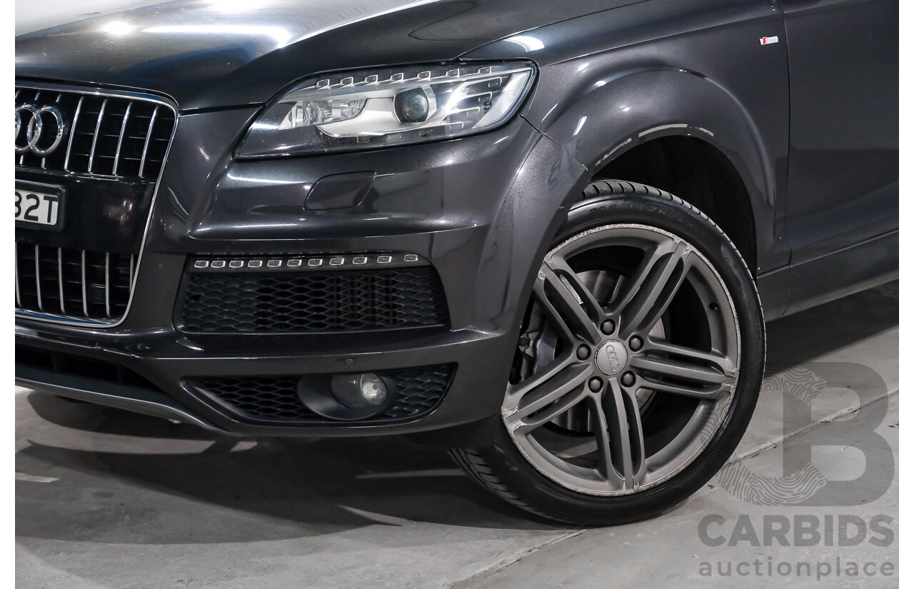 12/2014 Audi Q7 3.0 TDI Quattro (AWD) MY14 4d Wagon Grey Turbo Diesel V6 3.0L