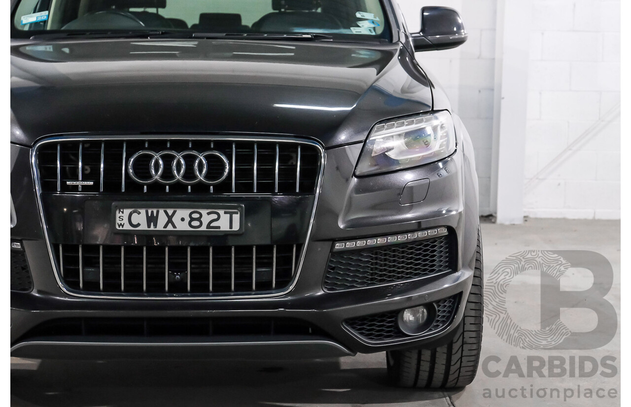 12/2014 Audi Q7 3.0 TDI Quattro (AWD) MY14 4d Wagon Grey Turbo Diesel V6 3.0L