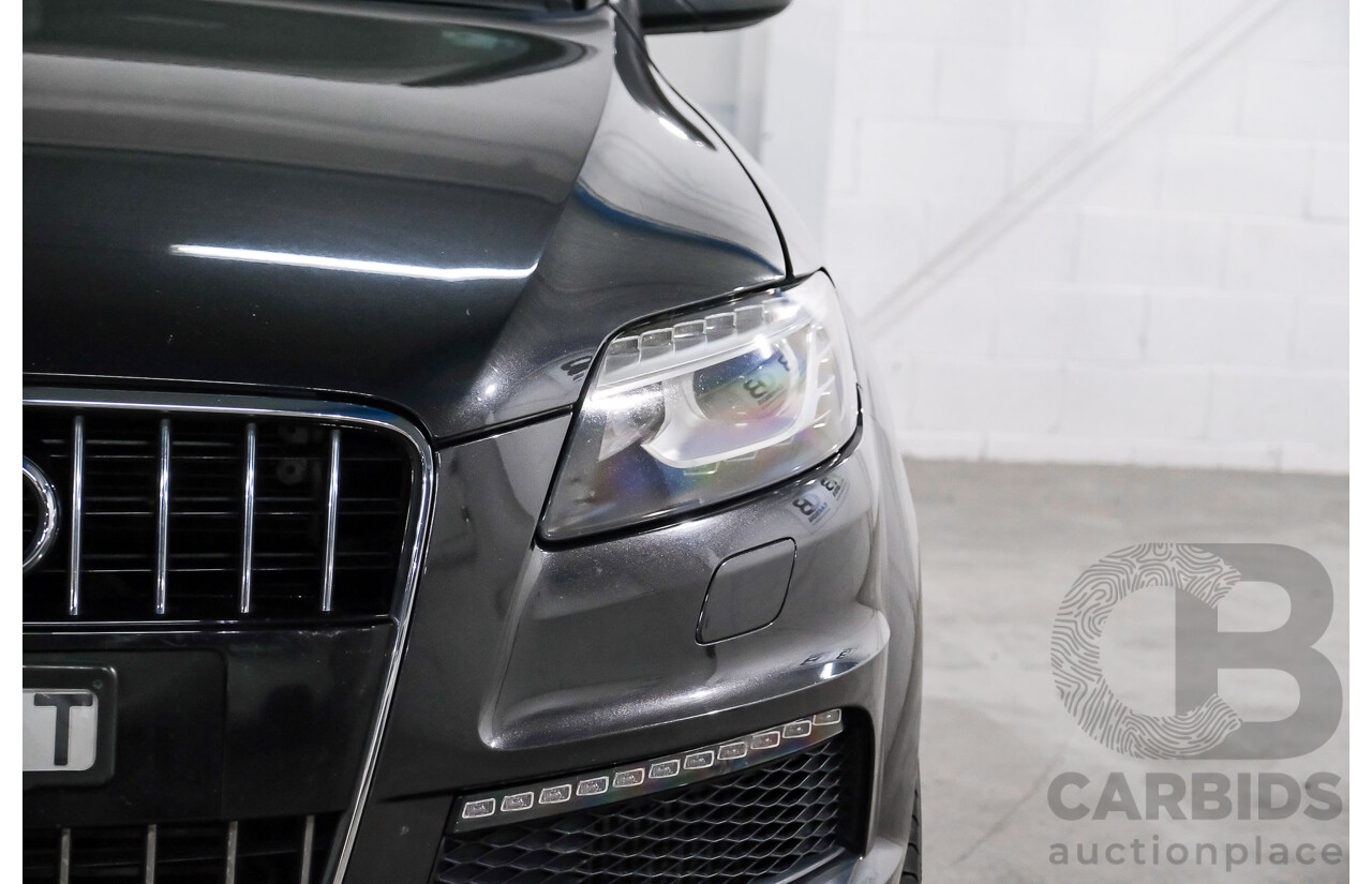 12/2014 Audi Q7 3.0 TDI Quattro (AWD) MY14 4d Wagon Grey Turbo Diesel V6 3.0L