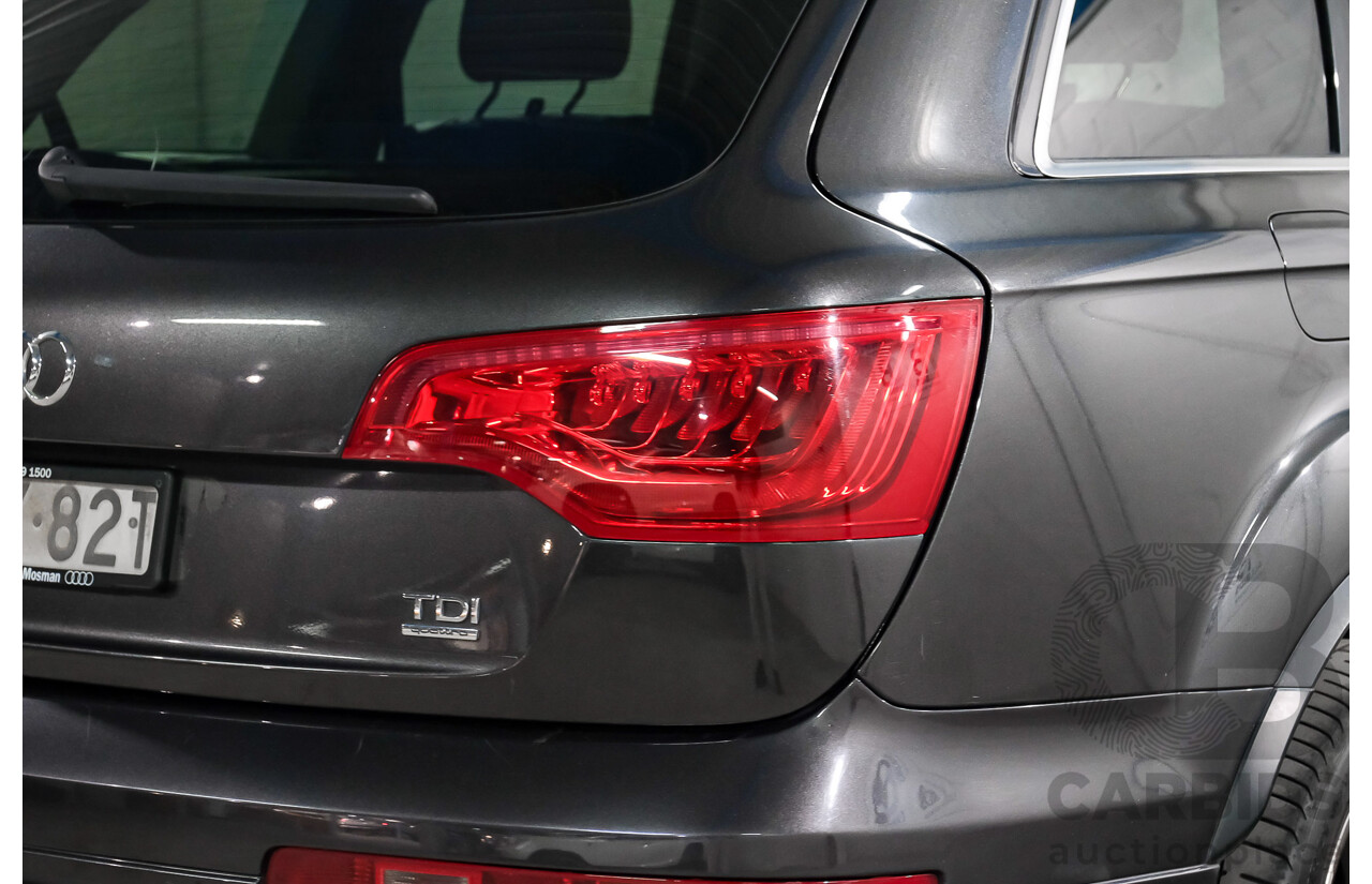 12/2014 Audi Q7 3.0 TDI Quattro (AWD) MY14 4d Wagon Grey Turbo Diesel V6 3.0L