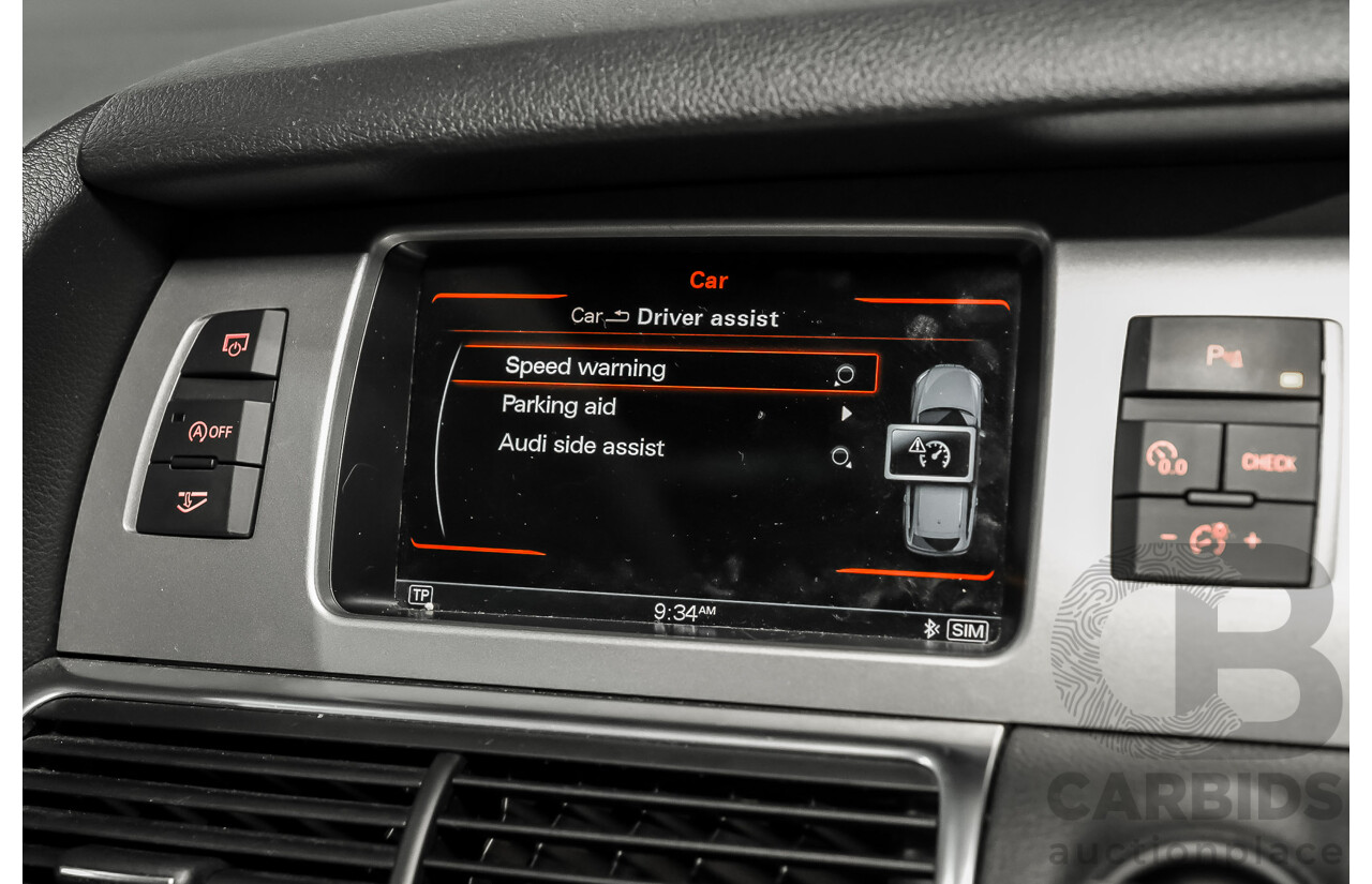 12/2014 Audi Q7 3.0 TDI Quattro (AWD) MY14 4d Wagon Grey Turbo Diesel V6 3.0L