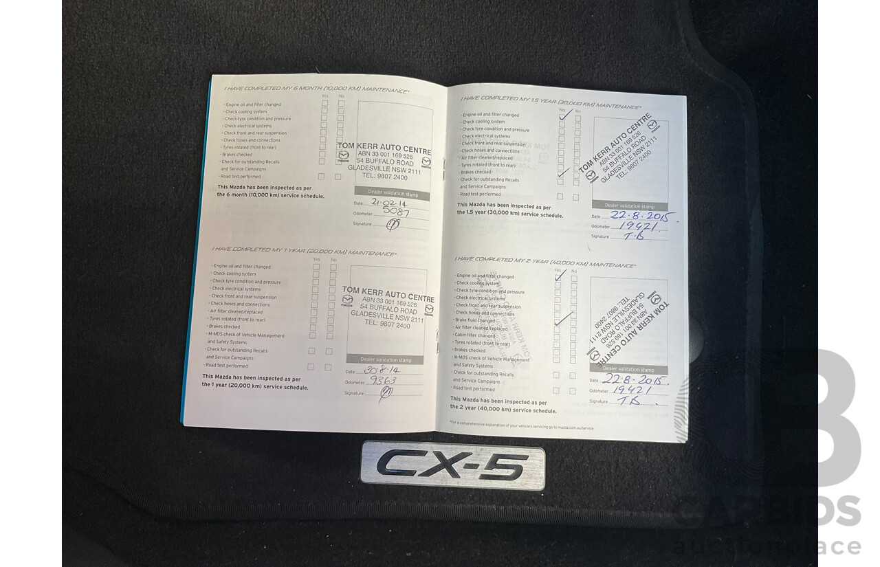 02/2013 Mazda Cx-5 Maxx Sport 4d Wagon Red 2.0L