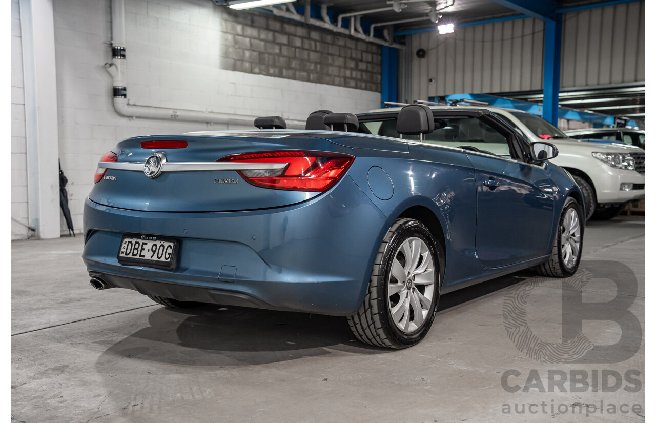 10/2015 Holden Cascada CJ MY16 2D Convertible Blue Turbo 1.6L