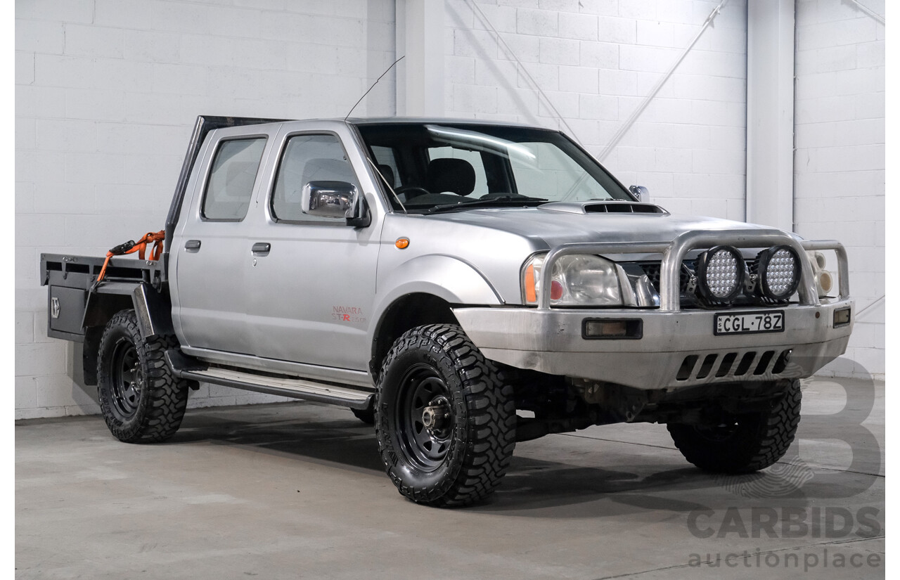 02/2012 Nissan Navara ST-R Special Edition (4x4) D22 Series 5 Dual Cab P/Up Silver 2.5L