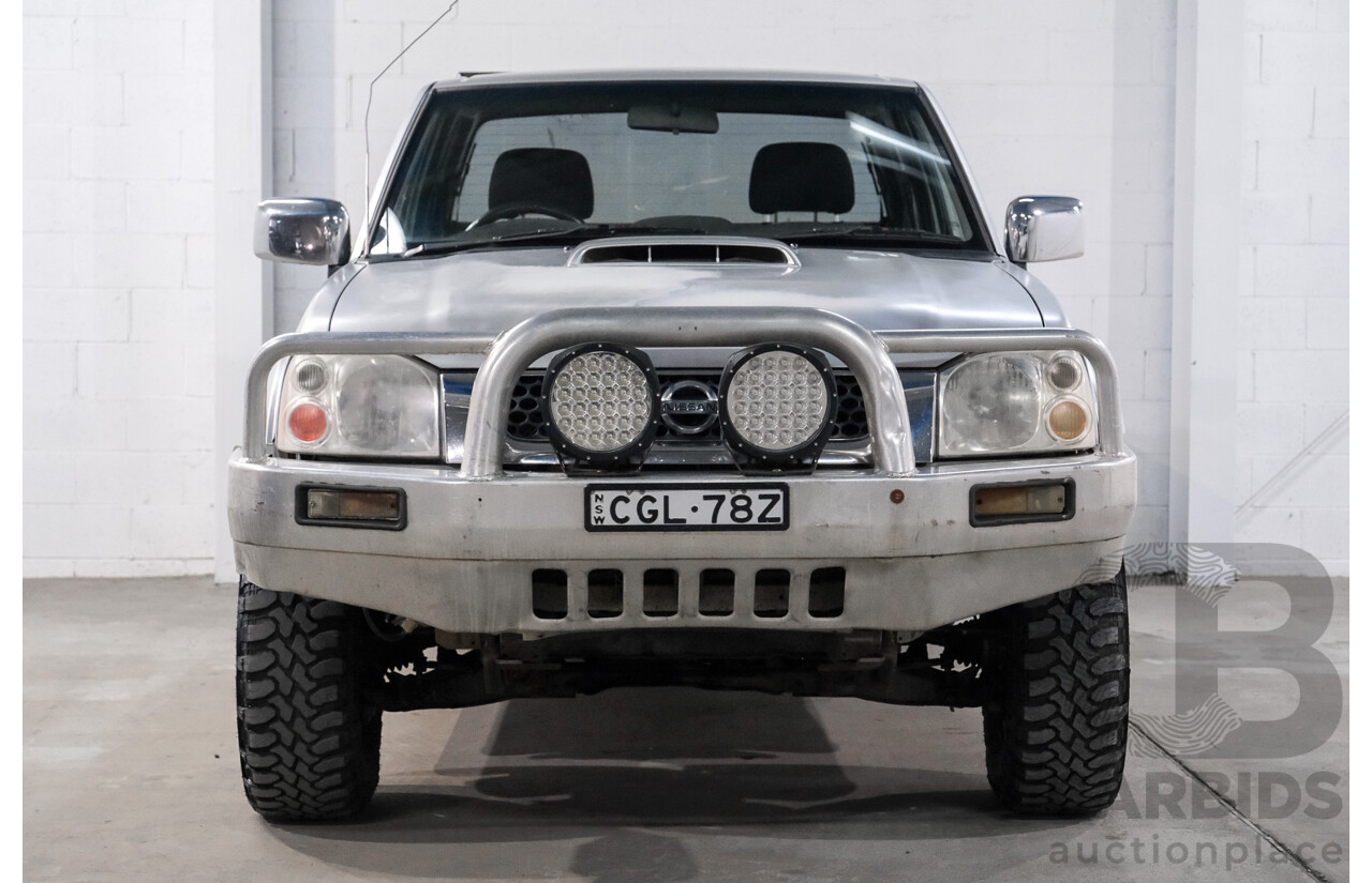 02/2012 Nissan Navara ST-R Special Edition (4x4) D22 Series 5 Dual Cab P/Up Silver 2.5L