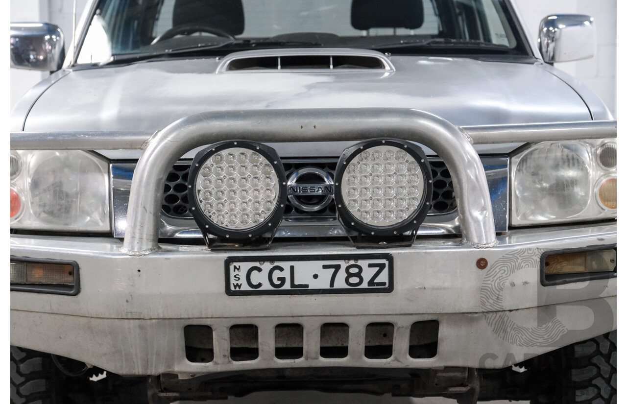 02/2012 Nissan Navara ST-R Special Edition (4x4) D22 Series 5 Dual Cab P/Up Silver 2.5L