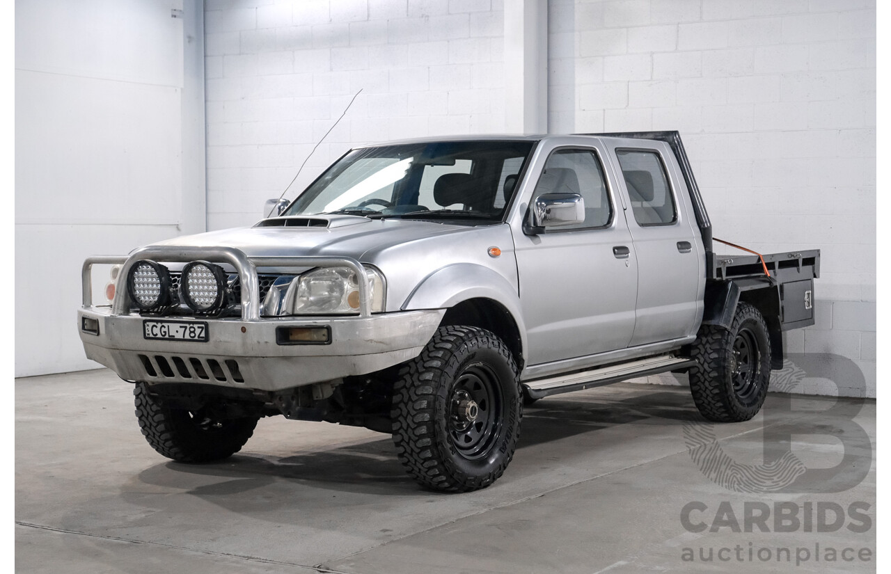 02/2012 Nissan Navara ST-R Special Edition (4x4) D22 Series 5 Dual Cab P/Up Silver 2.5L