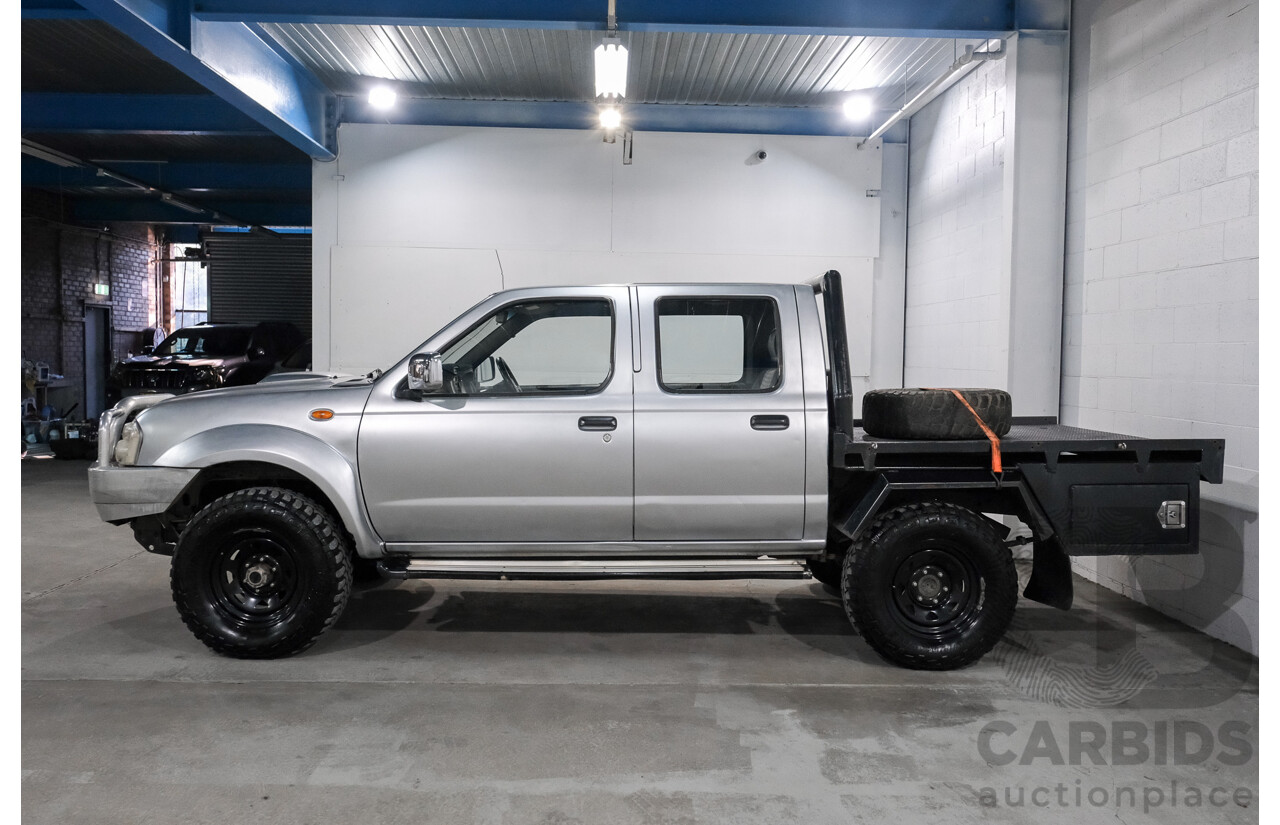 02/2012 Nissan Navara ST-R Special Edition (4x4) D22 Series 5 Dual Cab P/Up Silver 2.5L