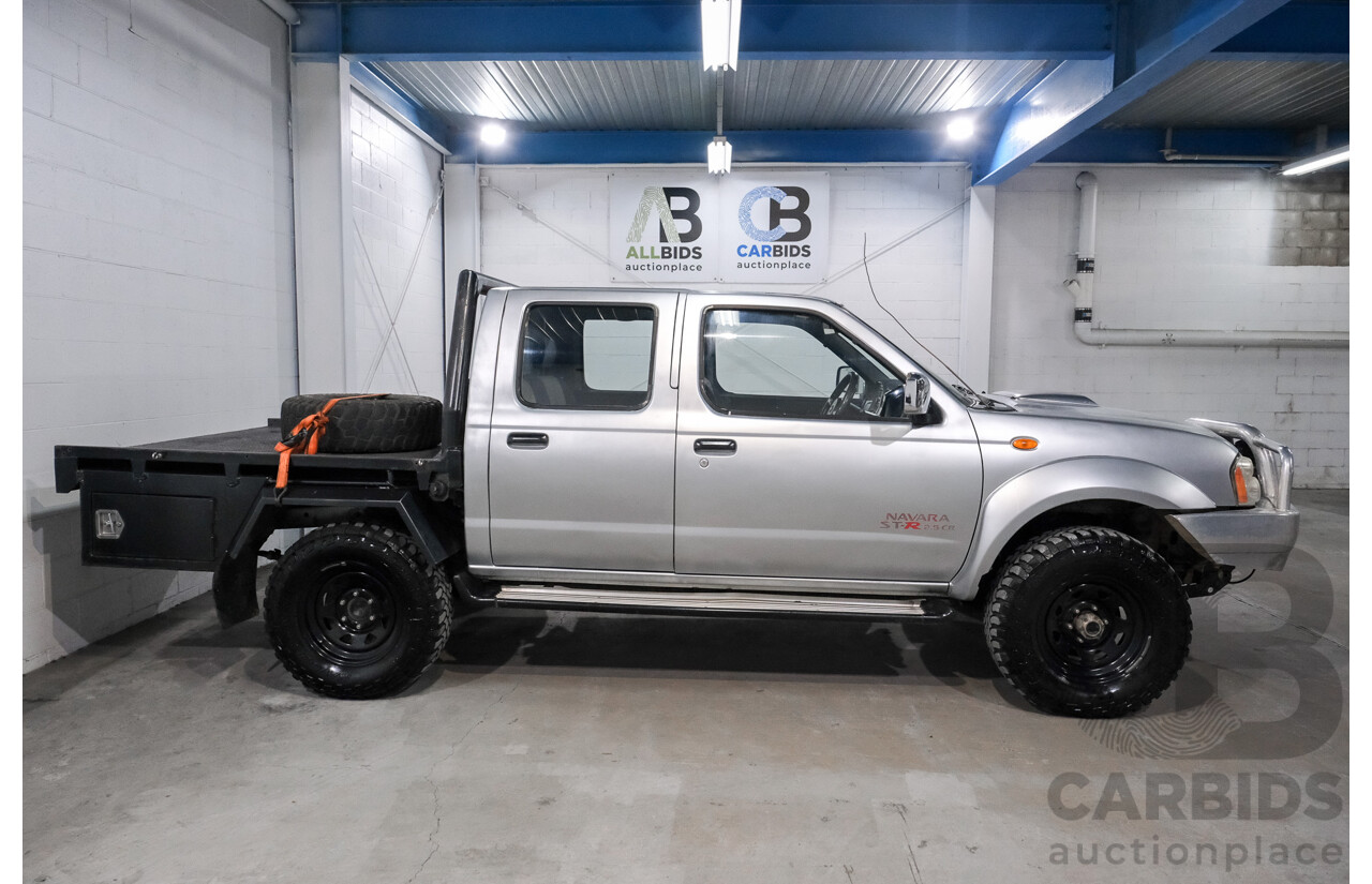 02/2012 Nissan Navara ST-R Special Edition (4x4) D22 Series 5 Dual Cab P/Up Silver 2.5L