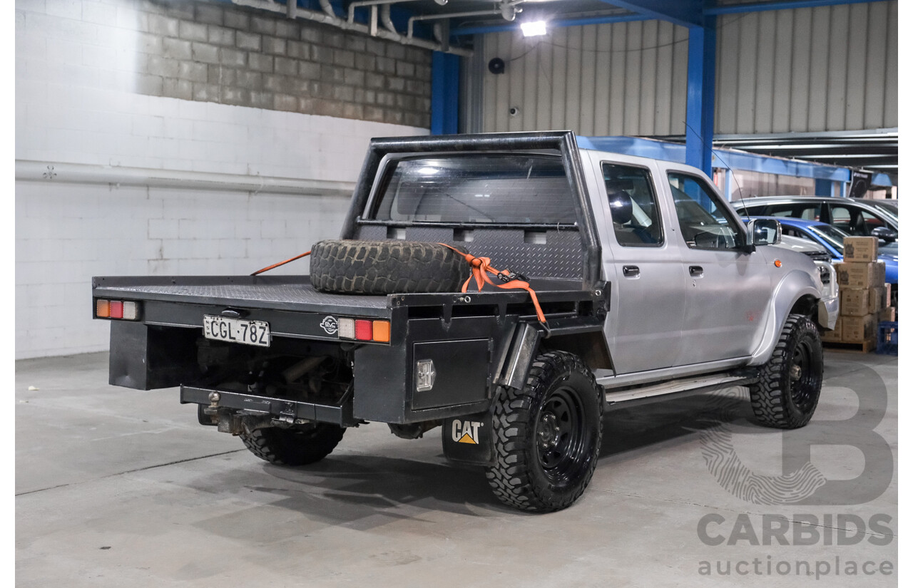 02/2012 Nissan Navara ST-R Special Edition (4x4) D22 Series 5 Dual Cab P/Up Silver 2.5L