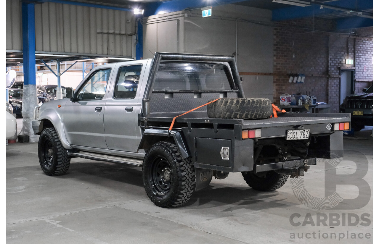02/2012 Nissan Navara ST-R Special Edition (4x4) D22 Series 5 Dual Cab P/Up Silver 2.5L