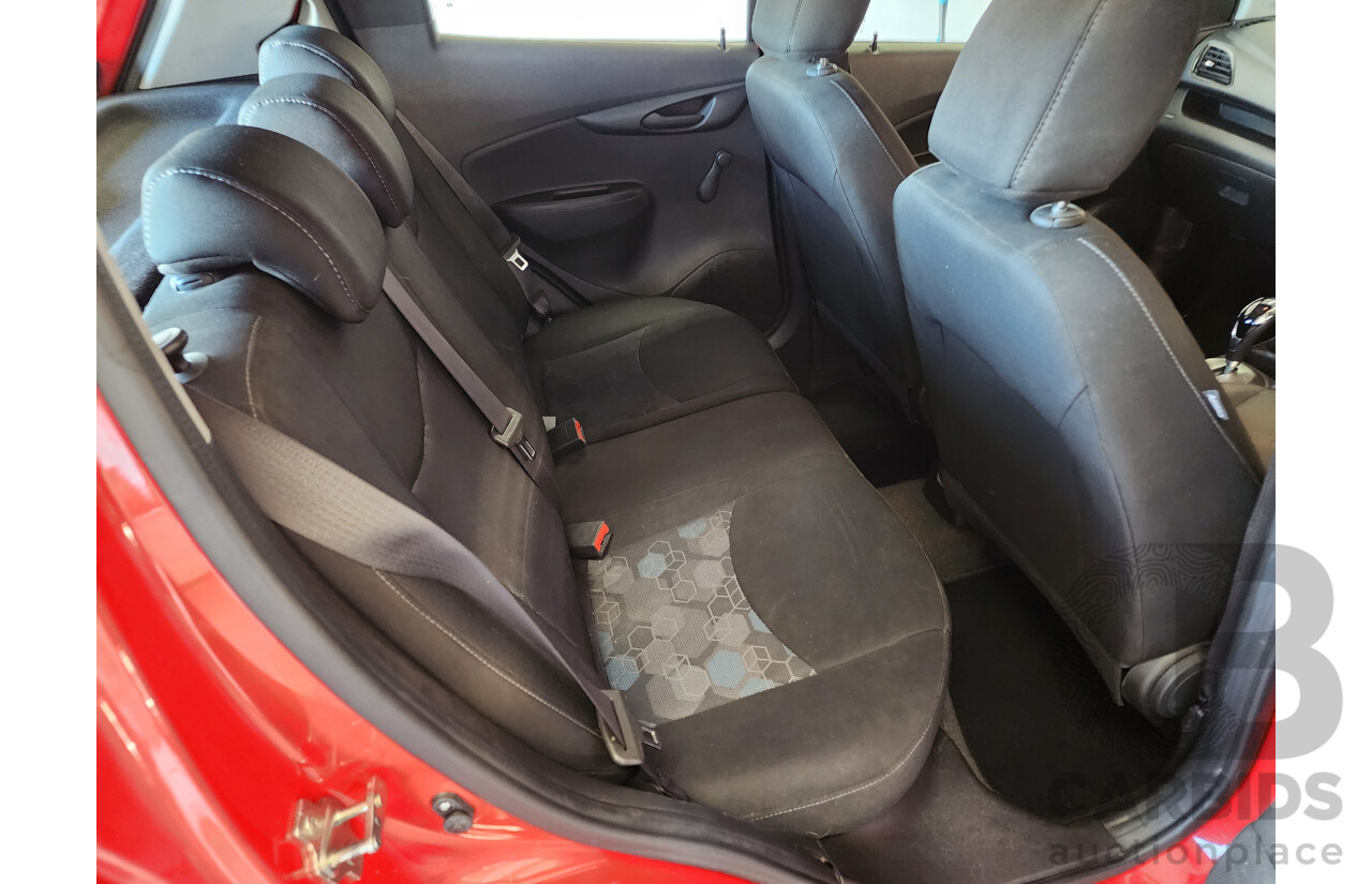 08/2017 Holden Barina Spark LS MP MY18 5d Hatchback Red 1.2L
