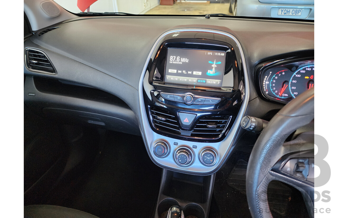 08/2017 Holden Barina Spark LS MP MY18 5d Hatchback Red 1.2L