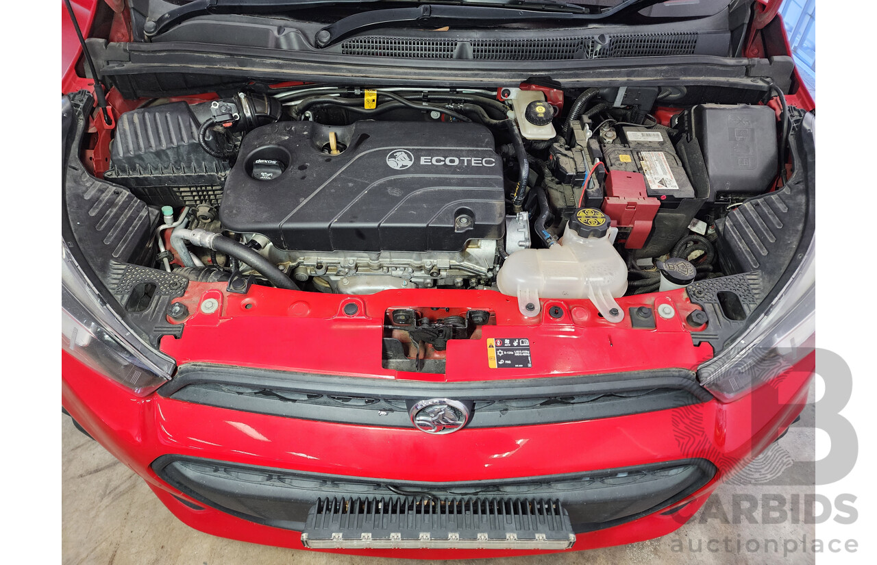08/2017 Holden Barina Spark LS MP MY18 5d Hatchback Red 1.2L