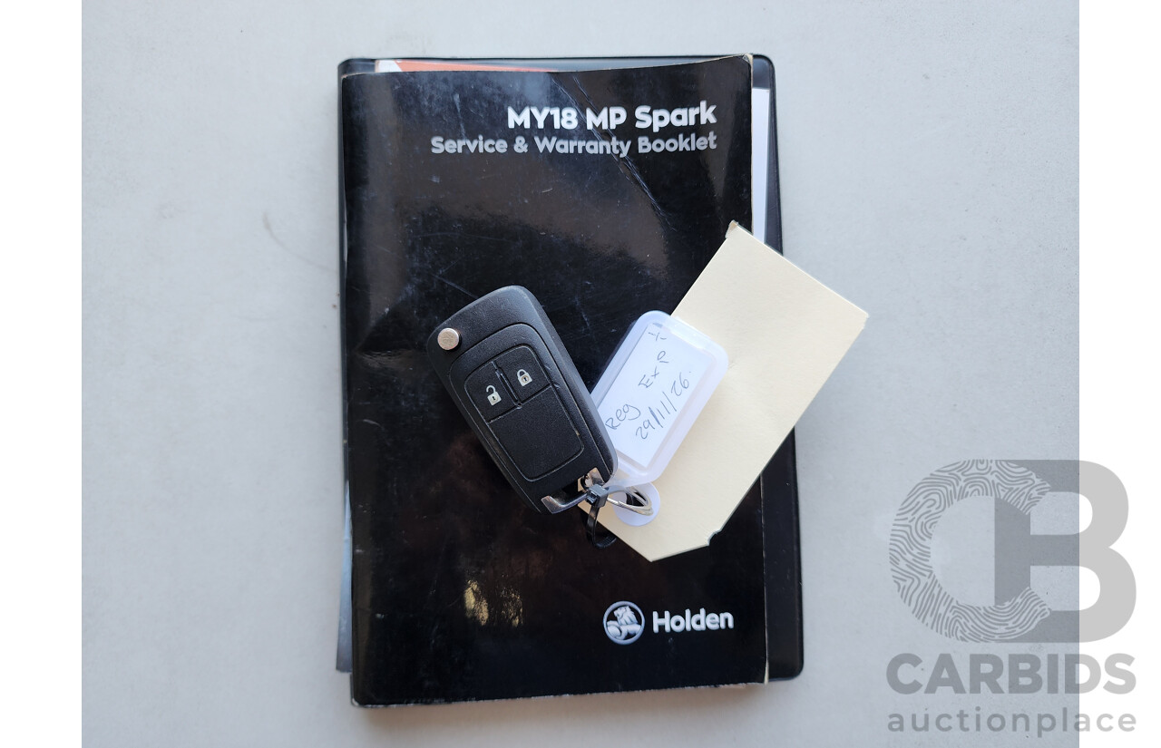 08/2017 Holden Barina Spark LS MP MY18 5d Hatchback Red 1.2L