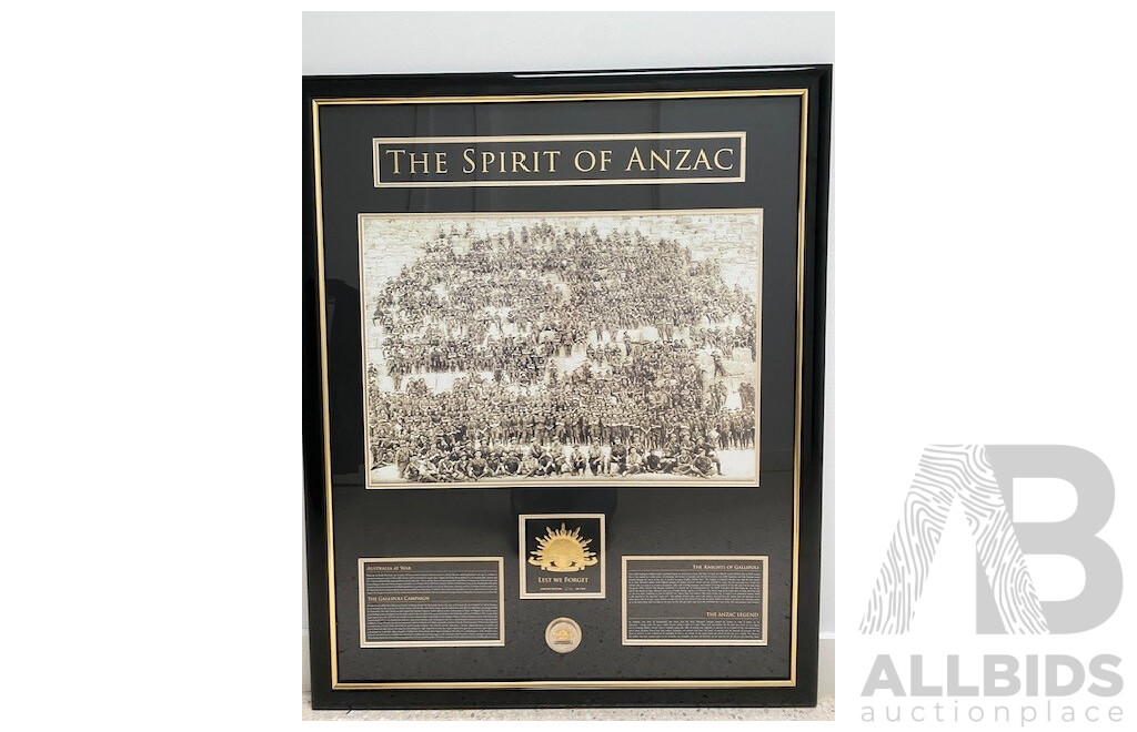 Spirit of ANZAC Commemorative Frame