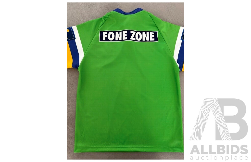 2006 Signed Canberra Raiders 25th Anniversary Jersey