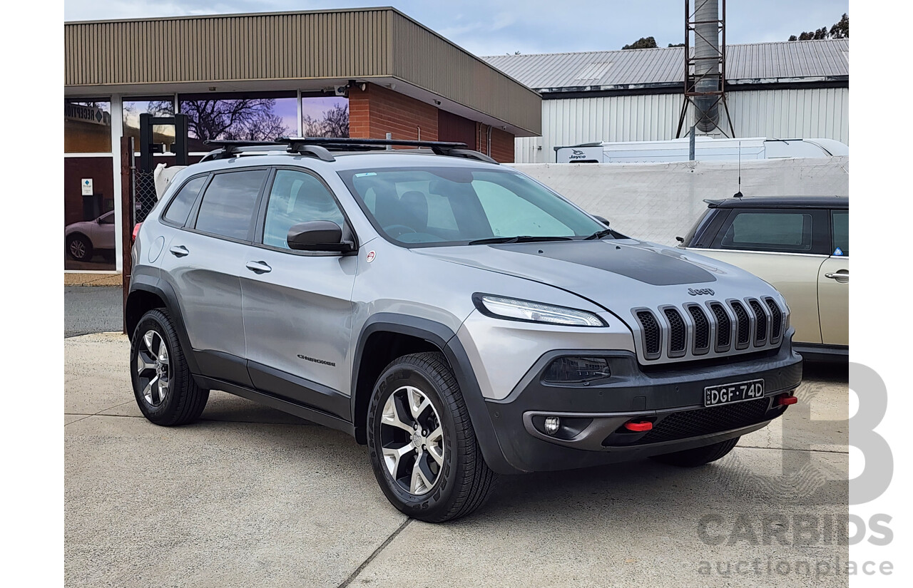 08/2014 Jeep Cherokee Trailhawk (4x4) KL 4D Wagon Billet Silver Metallic 3.2L