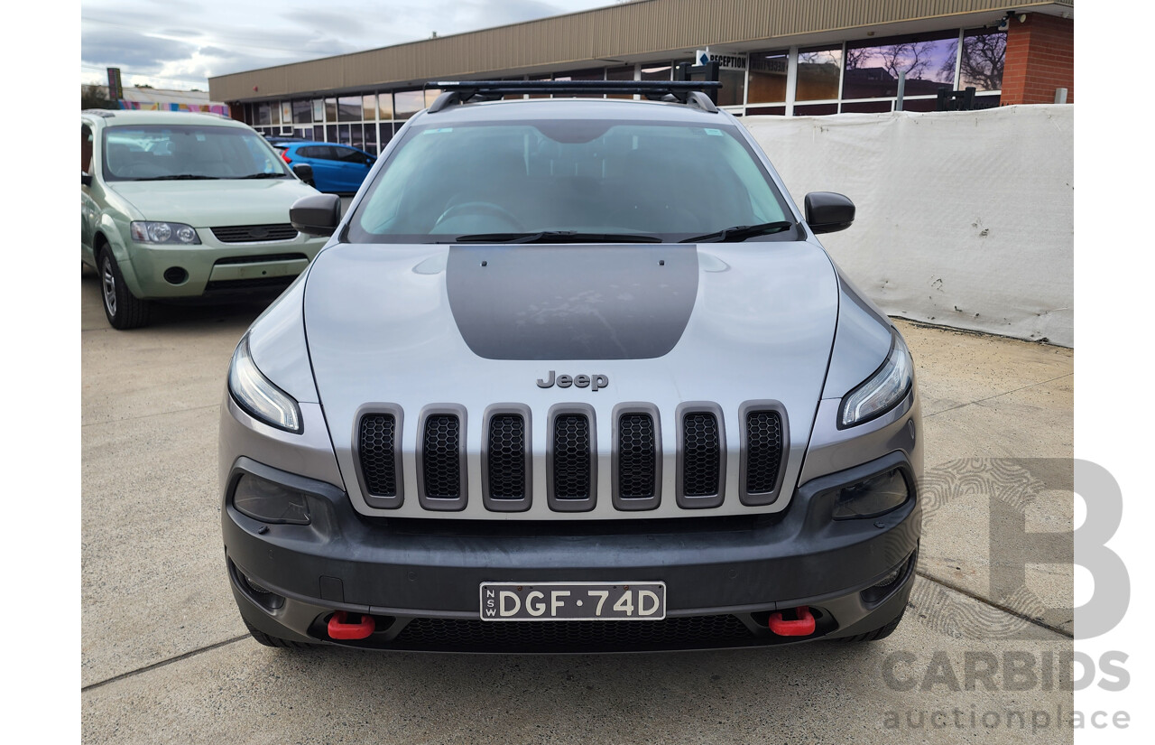08/2014 Jeep Cherokee Trailhawk (4x4) KL 4D Wagon Billet Silver Metallic 3.2L