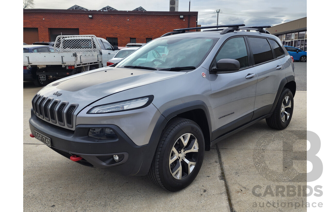 08/2014 Jeep Cherokee Trailhawk (4x4) KL 4D Wagon Billet Silver Metallic 3.2L