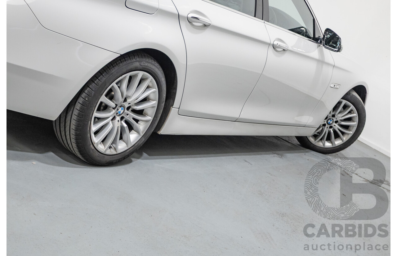 9/2014 BMW 520i Luxury Line F10 MY14 4d Sedan Alpin White Turbo 2.0L