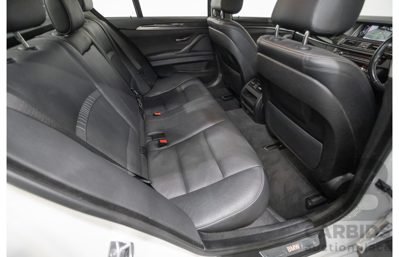 9/2014 BMW 520i Luxury Line F10 MY14 4d Sedan Alpin White Turbo 2.0L