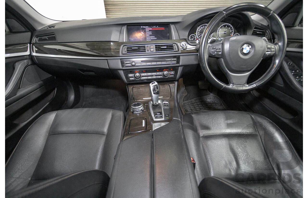9/2014 BMW 520i Luxury Line F10 MY14 4d Sedan Alpin White Turbo 2.0L
