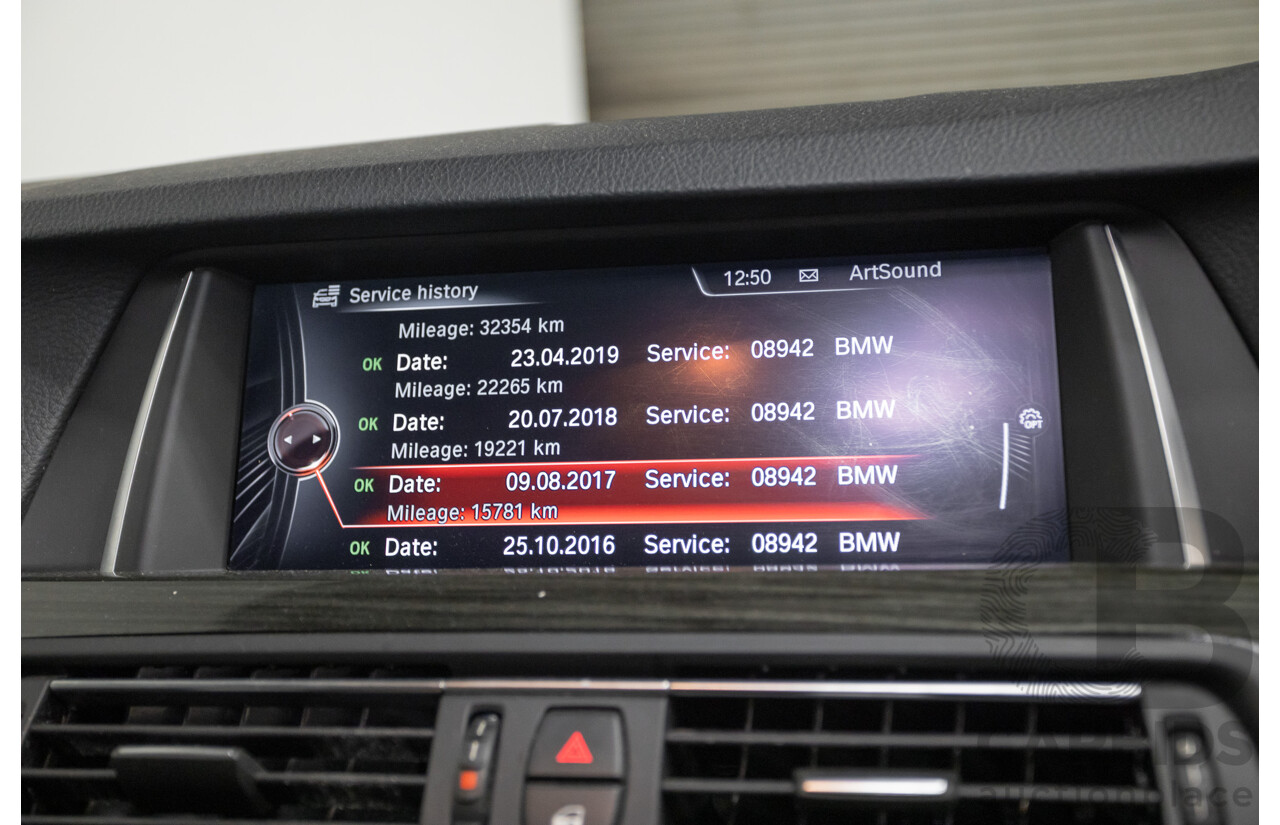 9/2014 BMW 520i Luxury Line F10 MY14 4d Sedan Alpin White Turbo 2.0L