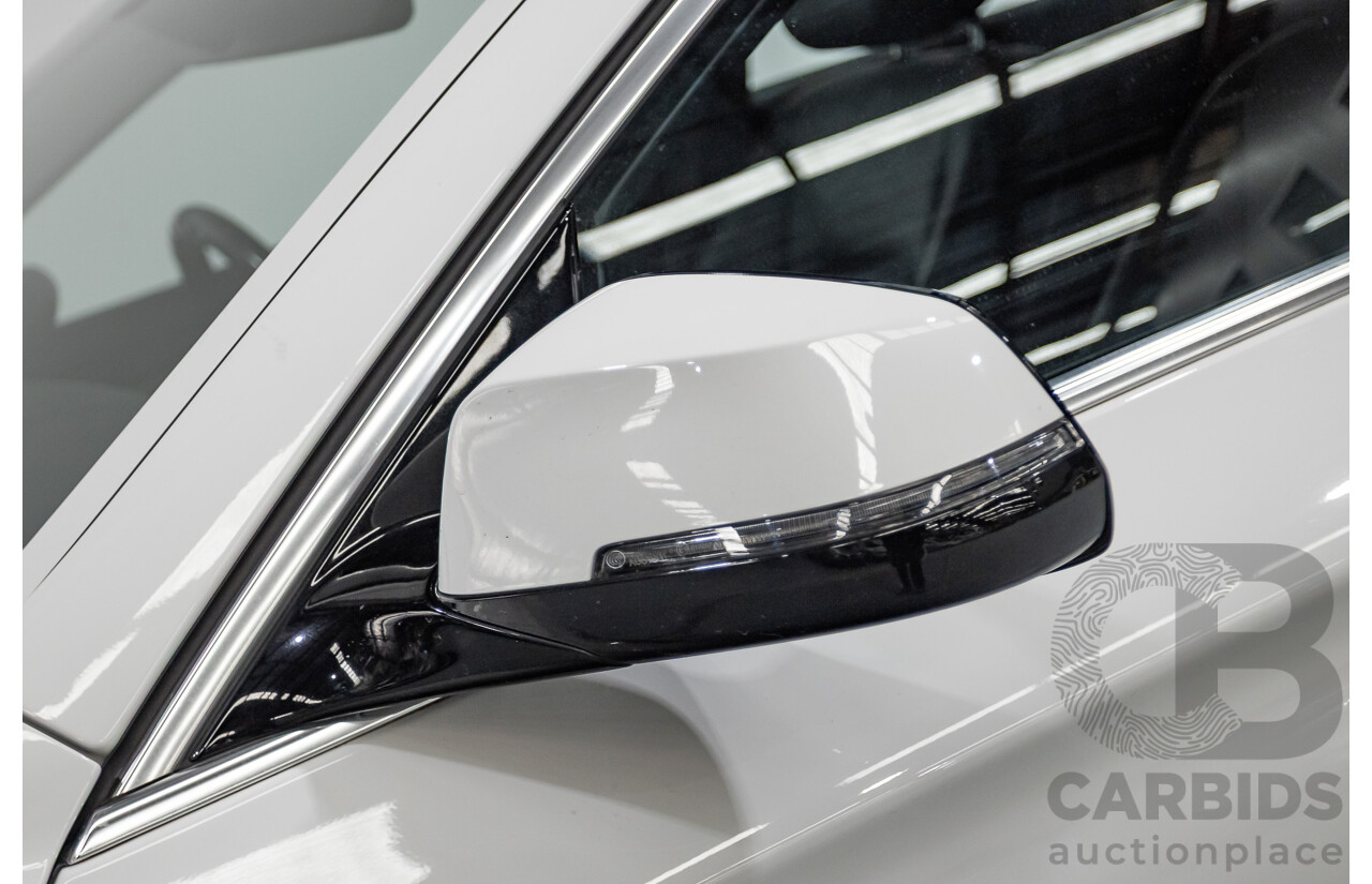 9/2014 BMW 520i Luxury Line F10 MY14 4d Sedan Alpin White Turbo 2.0L