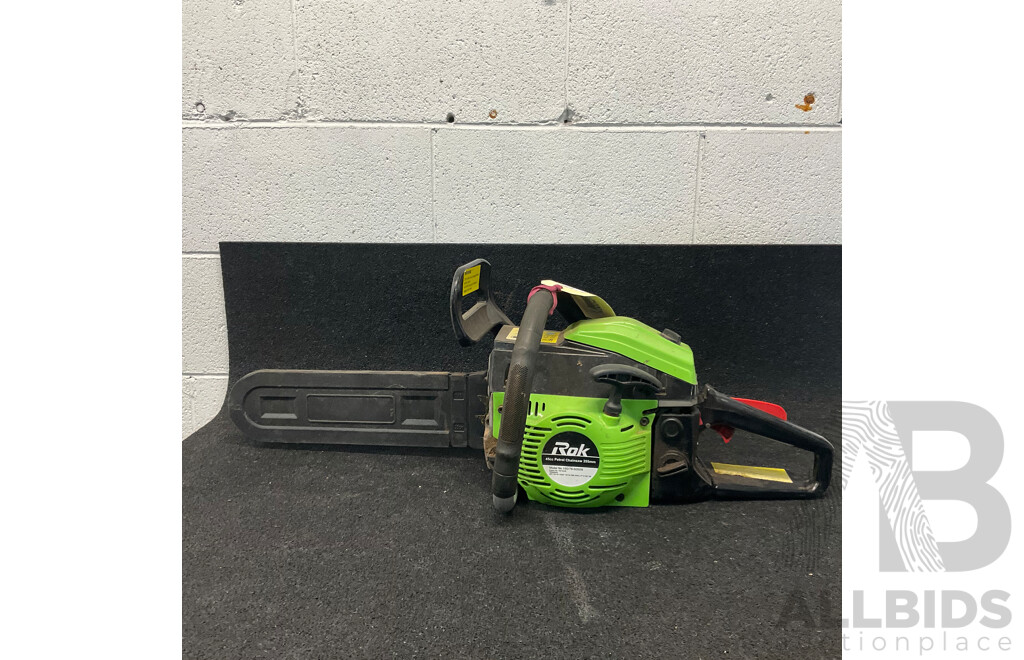 ROK Petrol Chainsaw ( Model No. 150-76-50529 )