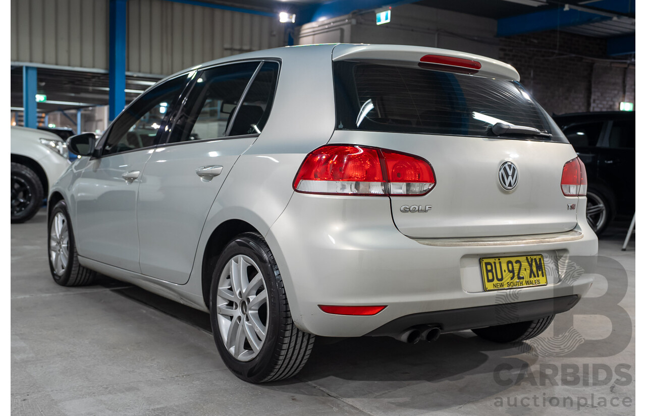 10/2009 Volkswagen Golf 118 TSI Comfortline 1K MY10 5D Hatchback Silver Twincharged 1.4L