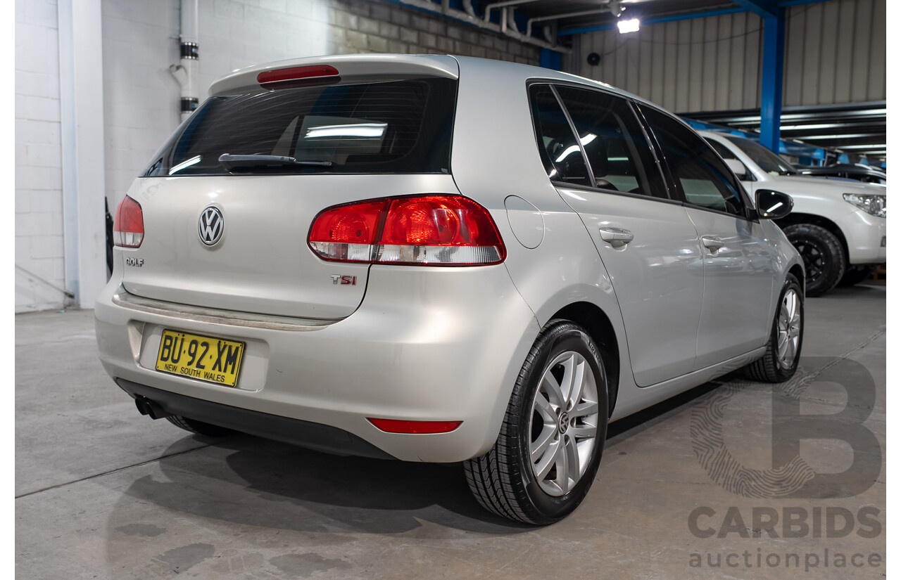 10/2009 Volkswagen Golf 118 TSI Comfortline 1K MY10 5D Hatchback Silver Twincharged 1.4L