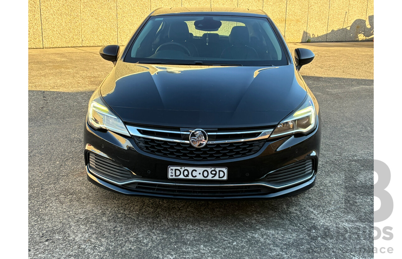 02/2018 Holden Astra RS-V BK MY18.5 5d Hatchback Black Turbo 1.6L