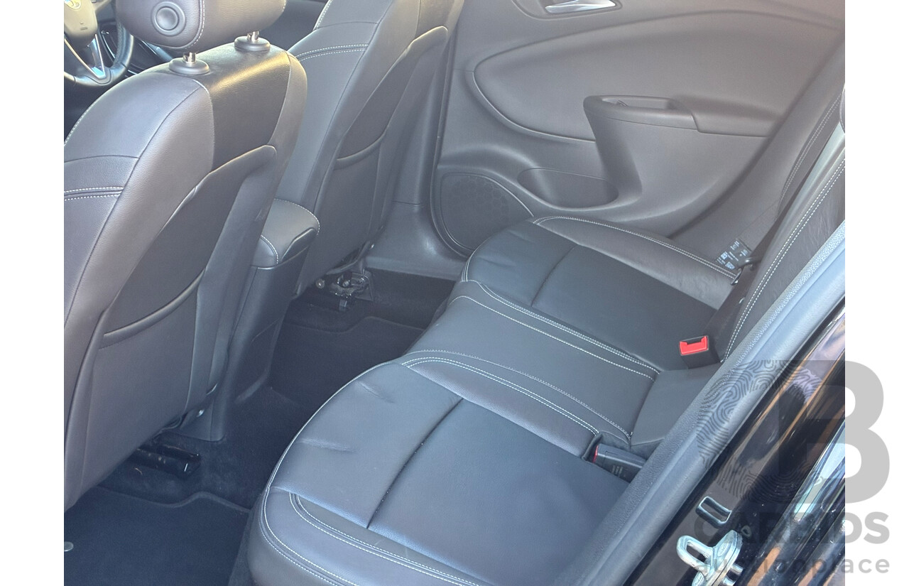 02/2018 Holden Astra RS-V BK MY18.5 5d Hatchback Black Turbo 1.6L