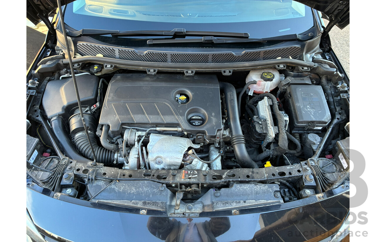 02/2018 Holden Astra RS-V BK MY18.5 5d Hatchback Black Turbo 1.6L