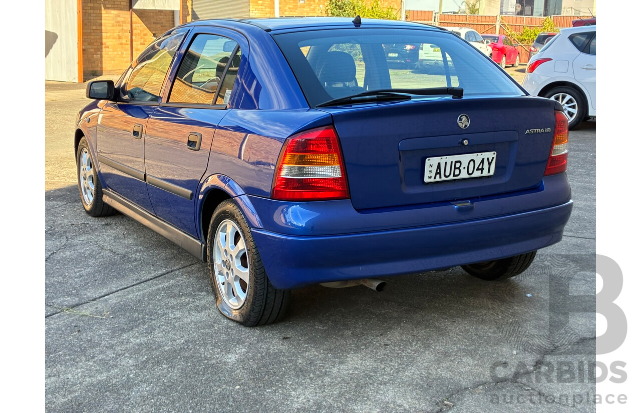 06/2005 Holden Astra Classic TS 5d Hatchback Blue 1.8L