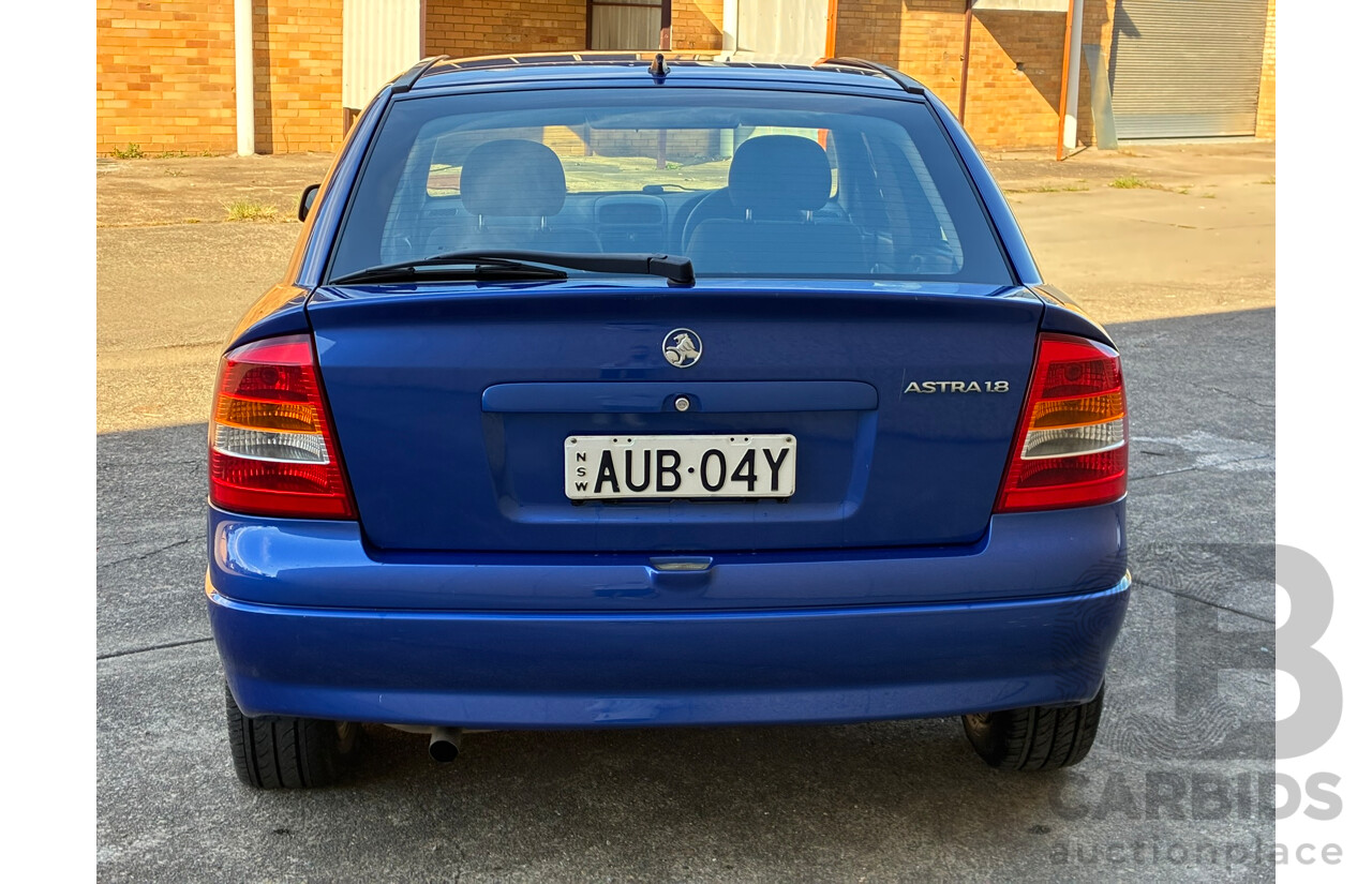 06/2005 Holden Astra Classic TS 5d Hatchback Blue 1.8L