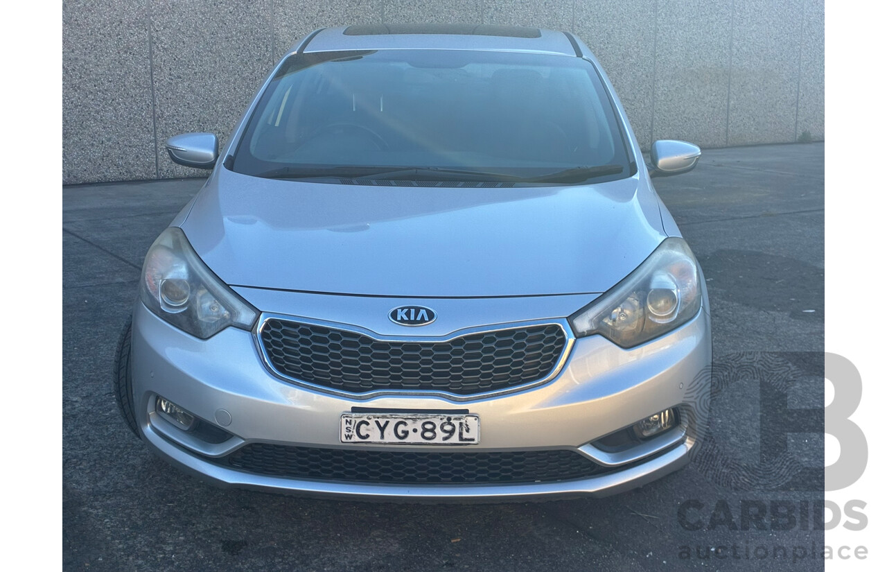 04/2015 Kia Cerato SLi FWD YD MY15 4D Sedan Silver 2.0L