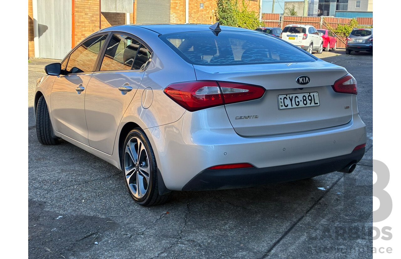 04/2015 Kia Cerato SLi FWD YD MY15 4D Sedan Silver 2.0L