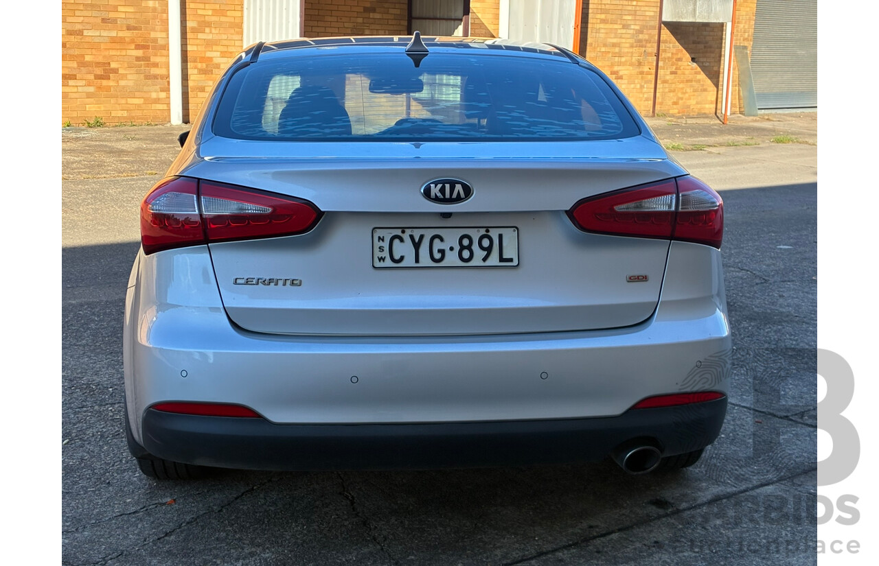 04/2015 Kia Cerato SLi FWD YD MY15 4D Sedan Silver 2.0L