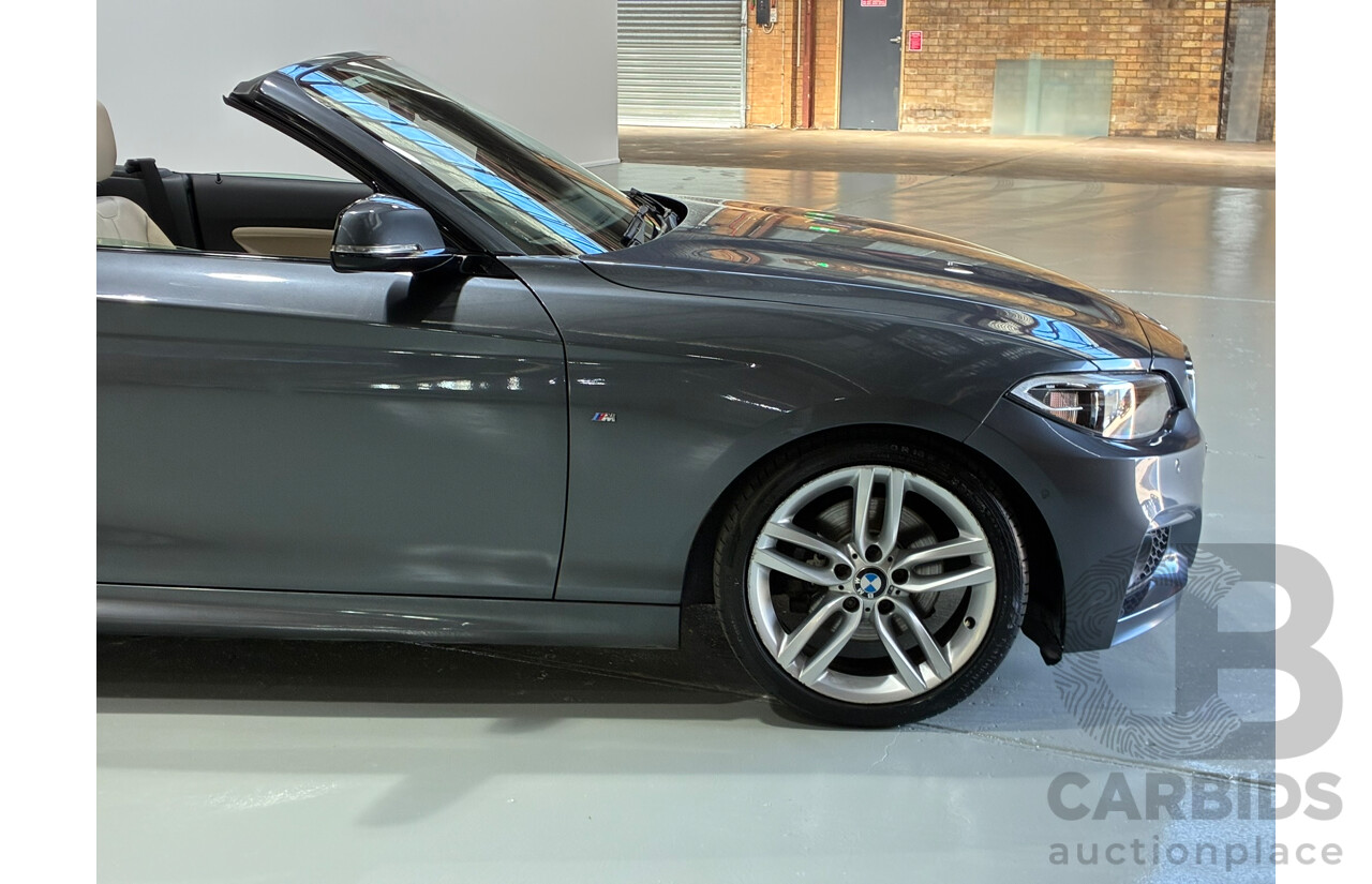 06/2015 Bmw 2 20i Sport Line (RWD) F23 2d Convertible Grey Turbo 2.0L