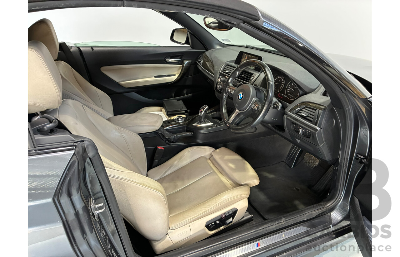 06/2015 Bmw 2 20i Sport Line (RWD) F23 2d Convertible Grey Turbo 2.0L