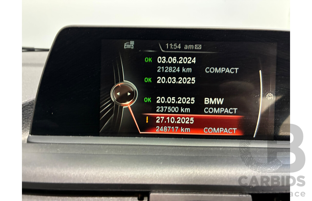 06/2015 Bmw 2 20i Sport Line (RWD) F23 2d Convertible Grey Turbo 2.0L
