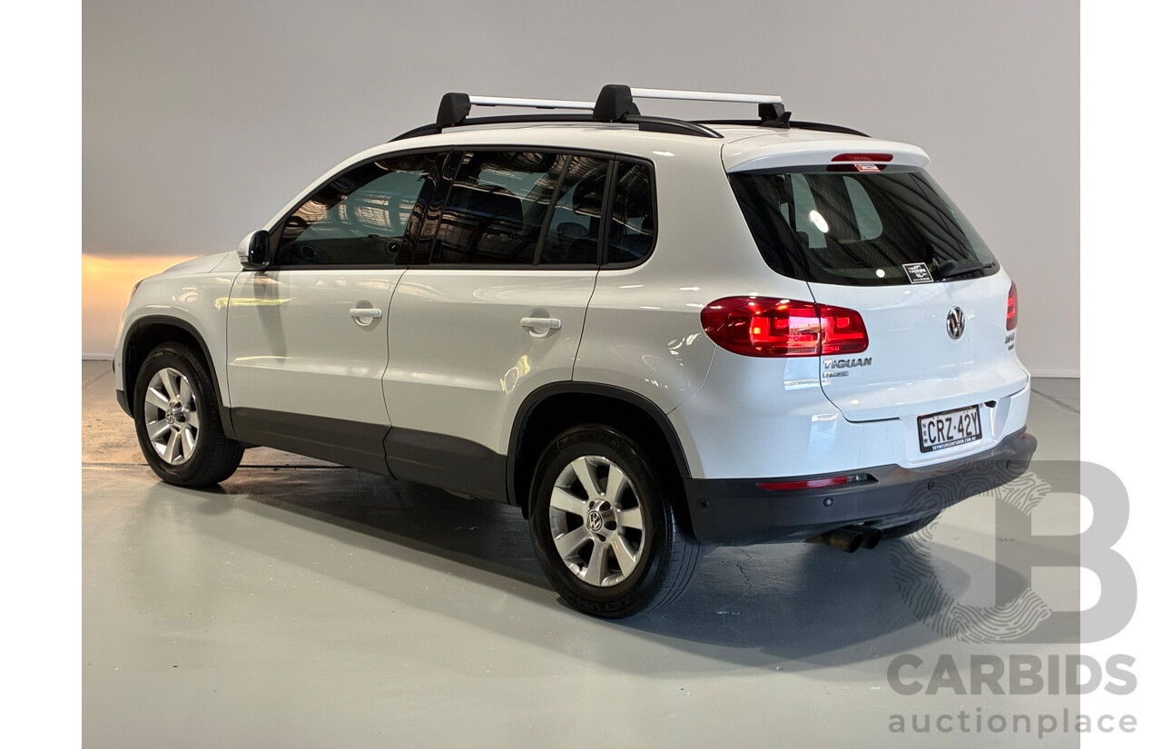 01/2014 Volkswagen Tiguan 132 TSI PACIFIC AWD 5NC MY14 4D Wagon White 2.0L