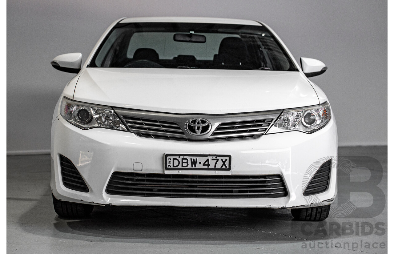 08/2013 Toyota Camry Altise ASV50R 4d Sedan White 2.5L