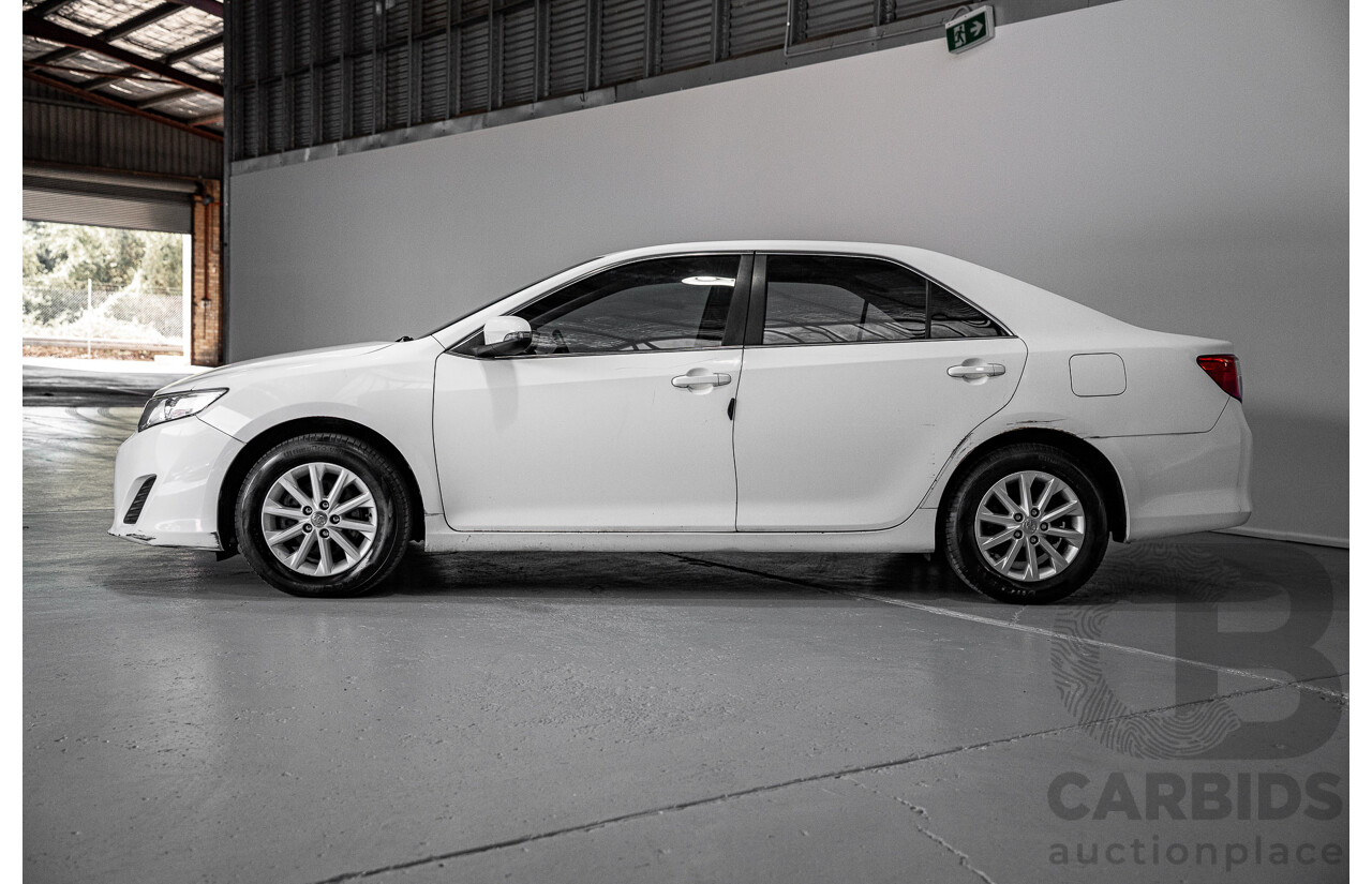 08/2013 Toyota Camry Altise ASV50R 4d Sedan White 2.5L