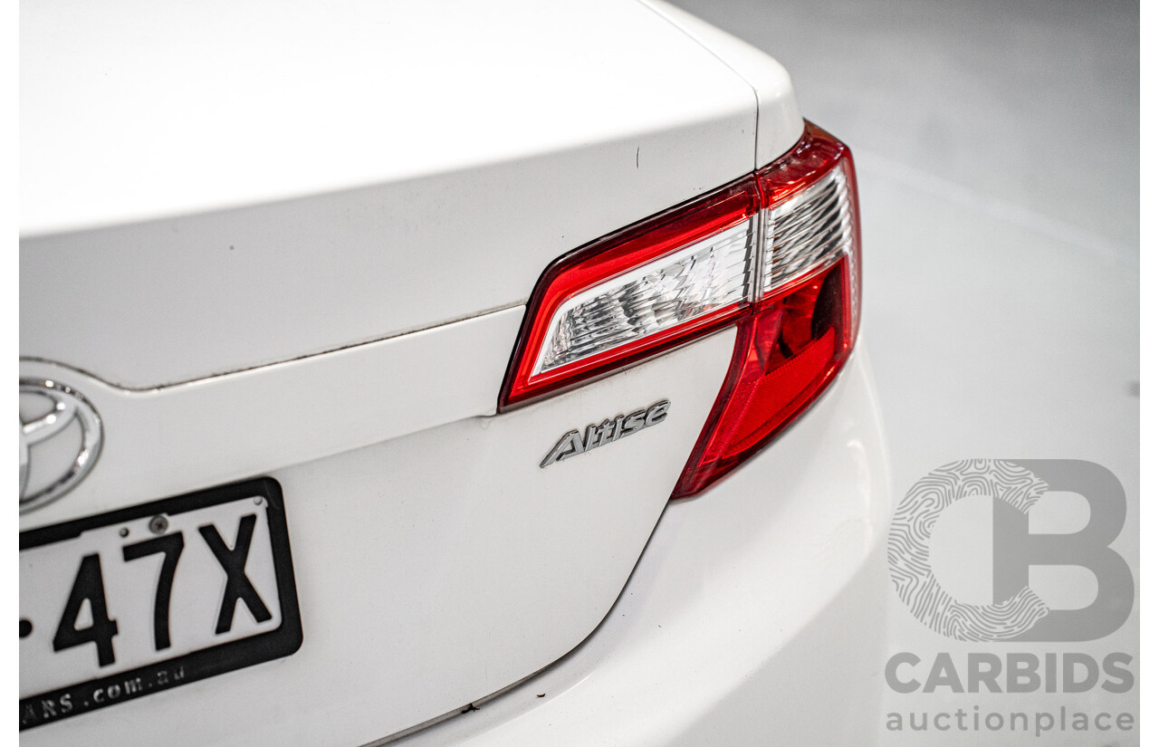 08/2013 Toyota Camry Altise ASV50R 4d Sedan White 2.5L