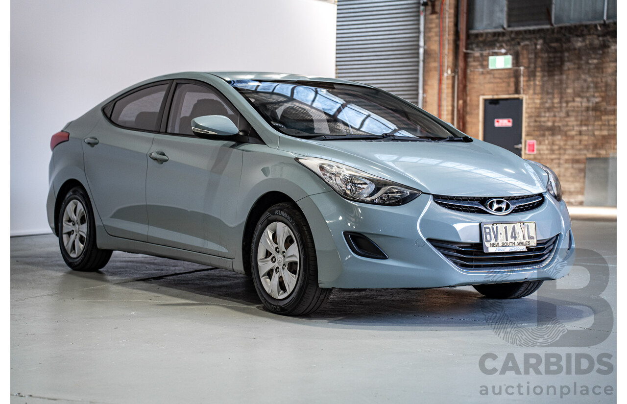 08/2013 Hyundai Elantra Active MD2 4d Sedan Blue 1.8L